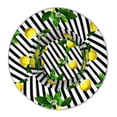 thumbnail image 4 of Easygdp Lemons On Striped Double-Sided Reflective Fisherman Hat,Sun Visor,Casual Hat,Fluorescent Hat,Suitable For Outdoor And Night Walking,Unisex, 4 of 9