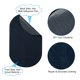 thumbnail image 4 of Uxcell Parche de planchar 4 piezas 7 x 4 pulgadas Kit de parches de terciopelo para codos y rodillas para pantalones, camisas y chaquetas azul oscuro, 4 of 7