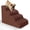 Brown, variant on Dog Stairs for Small Dogs, High Density Foam Dog Ramp, Extra Wide Non-Slip Pet Steps for High Beds Or Couch, Soft Foam Doggie Ladder for Dogs Injured, Older Pets, Small Cats, 2 Steps