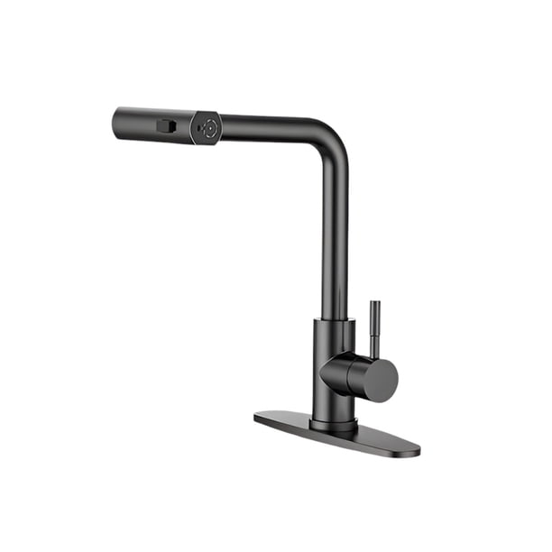 Banna 3 En 1 Llave Mezcladora Para Fregadero Llave De Agua Cocina Grifería De Cocina Monocomando Canilla Griferías Convencionales Mezcladora Para Fregadero Flexible Llave Cocina Puede Sacar Negro Mate