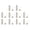 Beige, variant on 10Pcs Metal Drawstring Cord Lock Clip Elastic Rope End Clip For Hoodies Bag