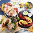 thumbnail image 6 of Ceramic Butter Warmer Set with 32 Tealight Candles for Cheese, Chocolate, Fondue and Seafood, 6 of 6