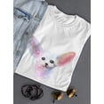 thumbnail image 3 of Soft Watercolor Fennec Fox T-Shirt Women -Image by Shutterstock, Female Small, 3 of 4