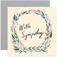 thumbnail image 1 of Tarjeta de felicitación Old English Co. Floral con simpatía, 1 of 7