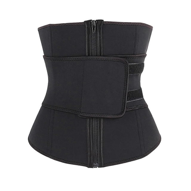 Women Waist Trainer Belt - Slimming Sauna-Waist Trimmer Belly-Band Sweat Sports Girdle Belt grey XXX
