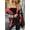Black Red, variant on Faux Leather Jacket for Women Studded Rivet Floral Moto Biker Coat