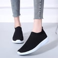 thumbnail image 3 of Mepaouo Women's Walking Shoes Lightweight Breathable Running Shoes Mesh Slip On Sport Sneakers, 3 of 9