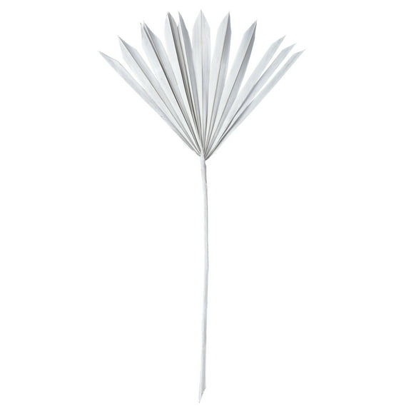 Vickerman Natural Botanicals 20" White Washed Palm Sun Stem. Includes 12 Pieces per Bunch.