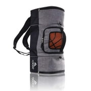Acrodo Basketball Backpack Sports Duffel Bag (Gray)