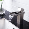 thumbnail image 4 of Bathroom Faucet, Single Handle Single Hole, Brushed Nickel, 4 of 7