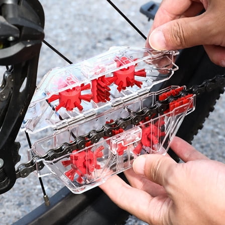 TABLETREANDS 1Pcs Abs Material Chain Cleaner for Bicycle Chains and Grime Removal in Cleaning Process