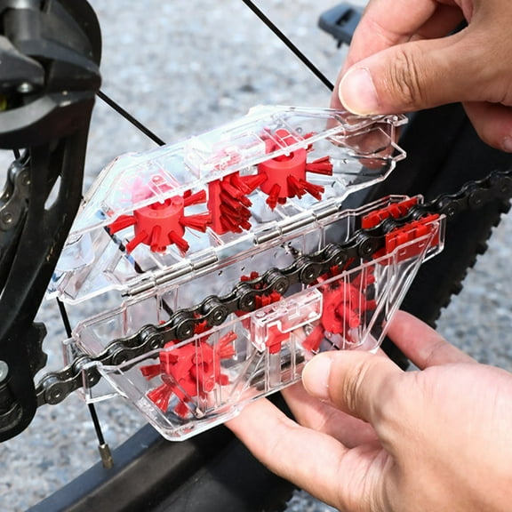 TABLETREANDS 1Pcs Abs Material Chain Cleaner for Bicycle Chains and Grime Removal in Cleaning Process
