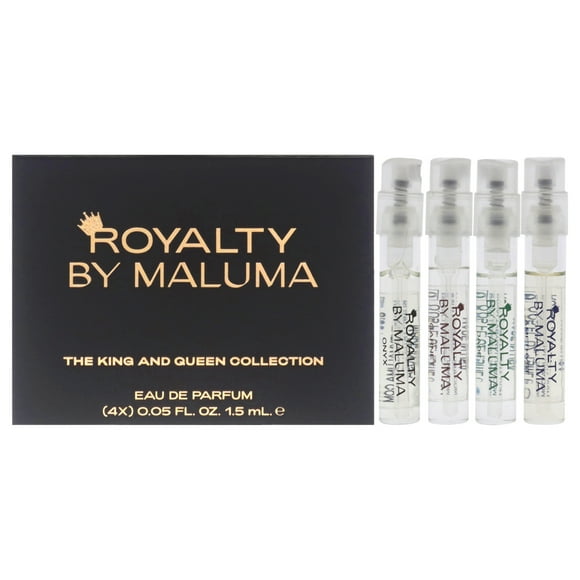 The King and Queen Collection de Royalty By Maluma para unisex - Juego de regalo de 4 piezas