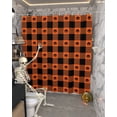 thumbnail image 5 of Halloween Shower Curtain Set ，Waterproof Fabric Shower Curtains Pumpkin Shower Curtains for Bathroom,Bathroom Decor 36"x72", 5 of 6