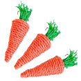 thumbnail image 1 of Hamster Carrot Toy Interesting 3PCS Grass Small Pet Chew Toy Hamster Bite Toy, 1 of 10