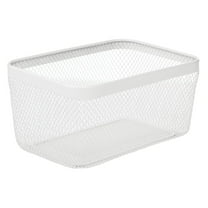 mDesign Steel Organizer Matte White (25958)