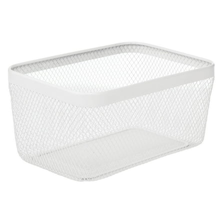 mDesign Steel Organizer Matte White (25958)