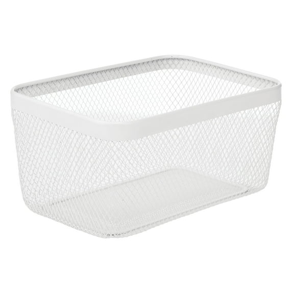 mDesign Steel Organizer Matte White (25958)