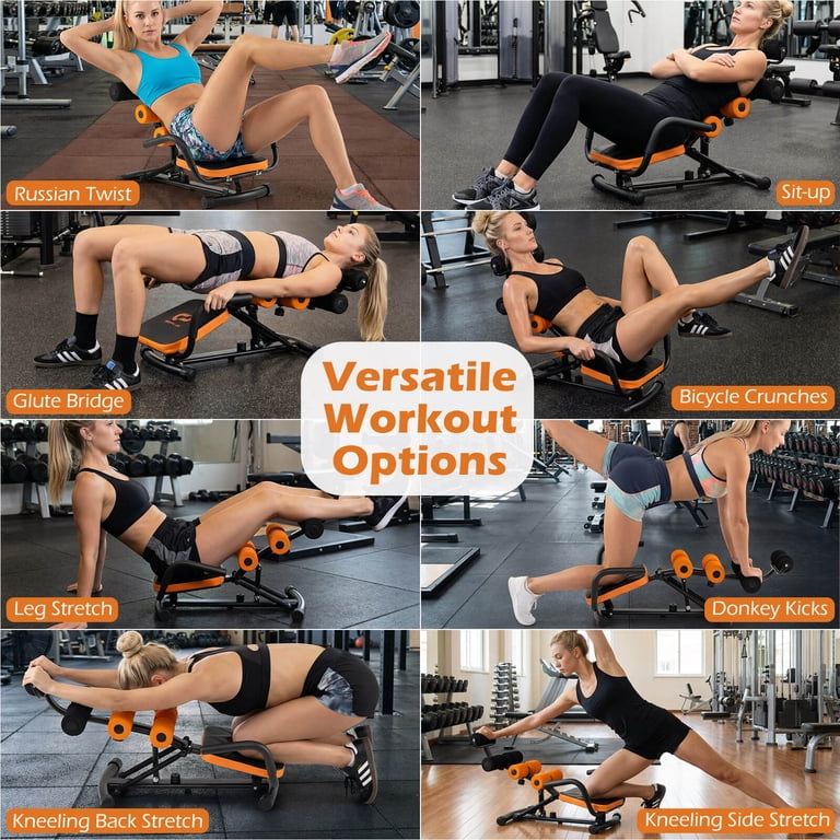 Costway Core Ab Trainer Bench, Abdominal Stomach Exerciser, Gym