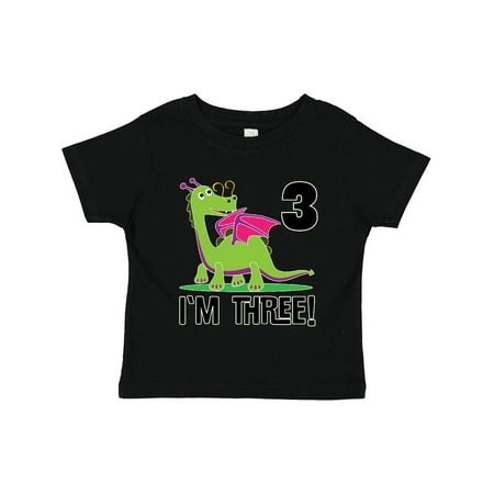 

Inktastic 3rd Birthday Girl Dragon Girls Toddler T-Shirt