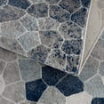 thumbnail image 6 of 7â€™ x 10â€™ Navy Blue Cobblestone Pattern Area Rug, 6 of 9