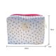 thumbnail image 4 of Bolso de cosméticos acolchada coreana, Bolso de flores para mujeres y niñas (rosa floral), 4 of 6