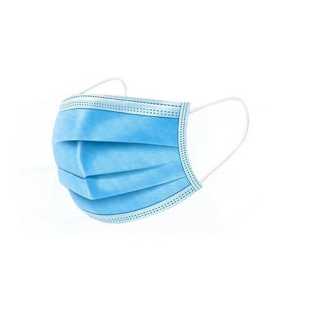 50PCS Disposable Face Guard 3 Ply