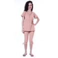 thumbnail image 1 of Moomaya Ensemble de Nuit pour Femmes Capri Coton 2 Pcs Chemises de Nuit, 1 of 6