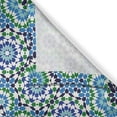 thumbnail image 3 of Ambesonne Orient Kitchen Curtains, Eastern Floral Ornate Motif, 55"x45", Sky Blue Green White, 3 of 3