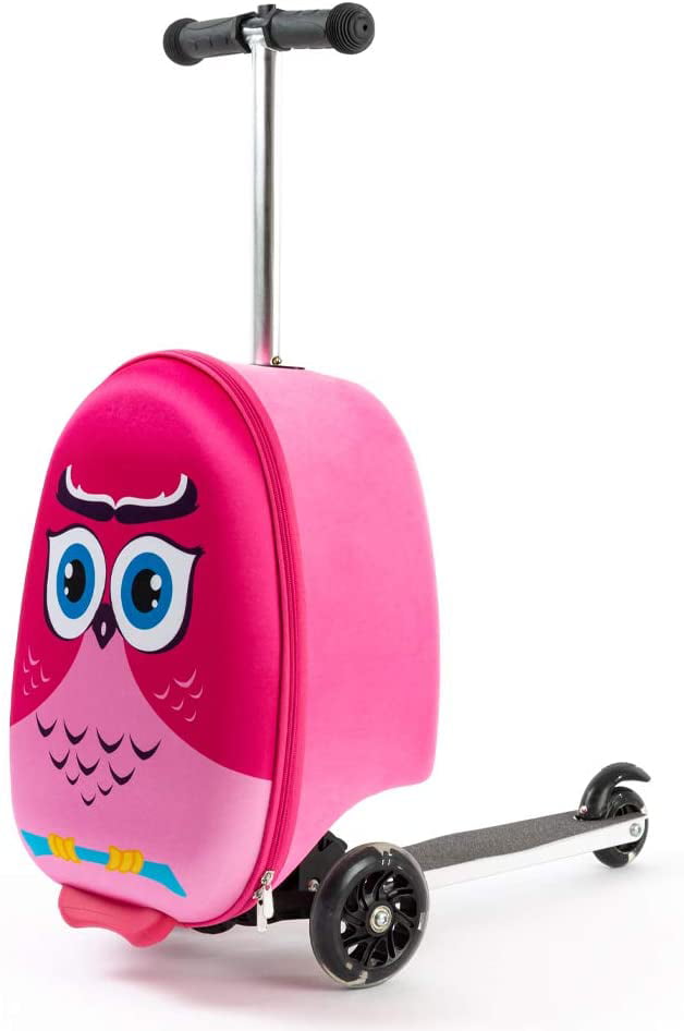 violín Decorar Tía KIDDIETOTES 3-D Hardshell Ride On Suitcase Scooter For Kids Cute  Lightweight Kids Carry-On Luggage With LED Lit Wheels Updated 2022 Wheel  Design | clinicadamama.com.br