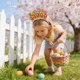 thumbnail image 1 of Diadema de fiesta con temática de Pascua, montura de gafas con forma de pollito de Pascua, accesorios para el cabello para niños y adultos, fotomatón, búsqueda de huevos de Pascua, accesorios de plást, 1 of 6