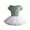 Green, variant on qucoqpe Girls Tulley Ballets Leotards Flowy Color-Blocked Crew Neck Short Sleeve Tutu Skirt Ballerina Outfit Gymnastics Dancewear Dresses for Kids