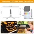 thumbnail image 3 of Langgg LED Note Board With Colors For Messages Adjustable Bracket Allows Children To Showcase 15*15CM, 3 of 6