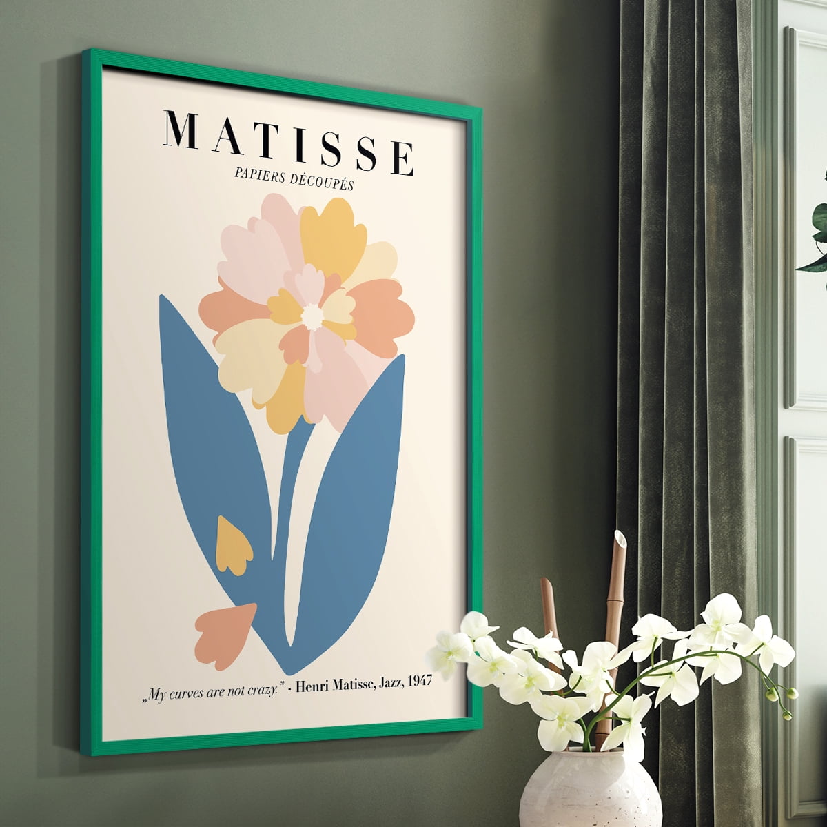 Matisse LXXXVIII Framed Print - Solid Wood
