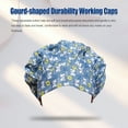 thumbnail image 4 of Operating Hats Nurses Long-time Service Gourd-shaped Pure Color Button Professional Assorted Colors Multifunctional Working Caps G-04, 4 of 5