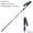 dark blue long, variant on Ultralight Adjustable Folding Trekking Poles, 5-Section Aluminum Alloy Anti-Shock Hiking Sticks For Outdoor Climbing, Hiking, Snow Walking And Trekking
