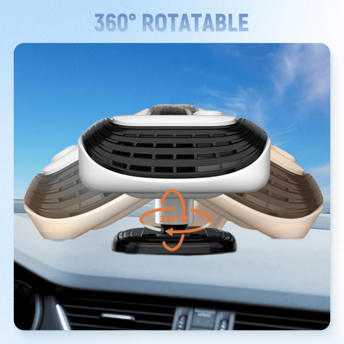 Car Heaters for Vehicle, 2025 New Portable Car Heater Car Heater Lighter Windshield Defogger and Defroster, Upgrade 2 in 1 Heating Cooling Fast Windshield Defrost Defogger