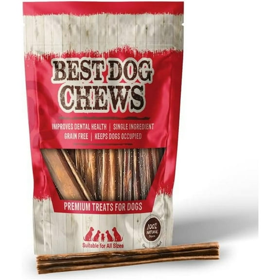 Best Dog Chews - Premium Gullet Sticks (4-5") 16oz - Natural, Protein-Rich Beef Jerky - Promotes Joint & Dental Health - Perfect for All Breeds