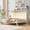 White, variant on Harper & Bright Designs Horizontal Murphy Bed Full Size, Wooden Folding Wall Bed Chest Cabinet Bed with LED Light, Space-Saving Hidden Murphy Bed for Guest Room Home Office, White
