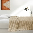 thumbnail image 2 of Puredown Luxurious Lightweight White Down Blanket with Satin Trim, Tencel Comforter for All-Season Tencel Ginger Root 108 x 90", 2 of 6