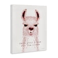 thumbnail image 2 of Stupell Industries Cottage Save Your Drama for the Llama Pink Watercolor Llama Canvas Art, 24 x 30, by Stephanie Workman Marrott, 2 of 7