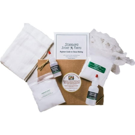 Standing Stone Farms Basic Beginner Cheese Making Kit - Mozzarella, Burrata, Burricota, Chevre, Ricotta, Mascarpone & (Best Rennet For Making Mozzarella)