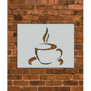 Moyisea Coffee Decoration Stencils, Latte Art Stencils, 16 Pack Coffee Art  Template with 1 Latte Art Pen, Reusable Barista Set Coffee
