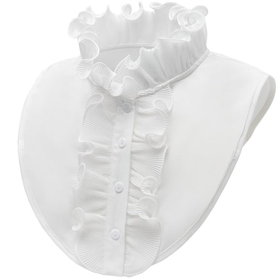 Fake Collar Detachable Collars for Women, Elegant Ruffle False Collar Sweet Detachable Blouse Collar for Women and Ladies