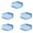 Blue, variant on Set of 5 Wheat Hexagonal Tray Serving Dishes,Simple Wheat Straw Hexagonal Serving Food Trays for Dessert,Snacks,Melon Tray,Party Buffet-Blue