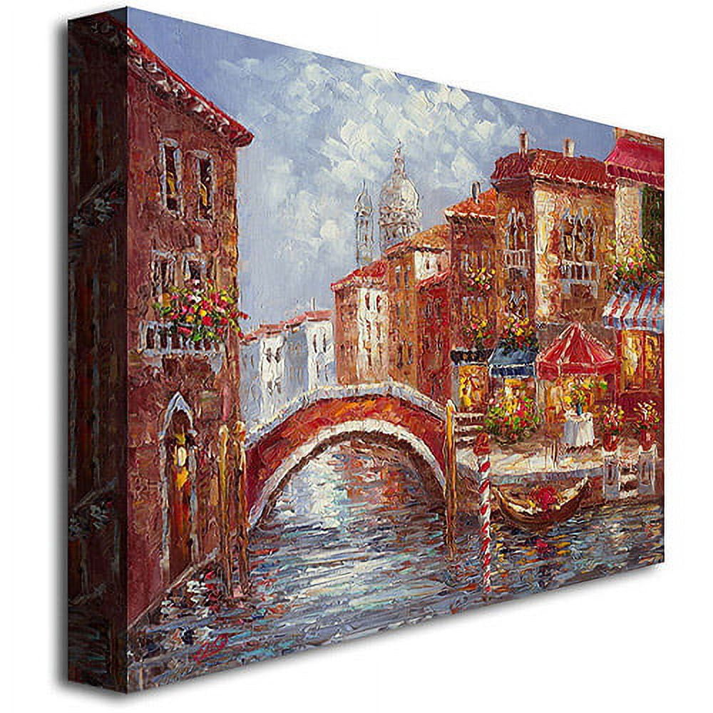 Trademark Fine Art "Venetian Waterways" Canvas Art
