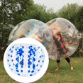 thumbnail image 4 of Pelota de 100cm, de fútbol, pelota de burbuja cuerpo , ño pelota de parachoques infble para parque, césped, patio, Baoblaze Pelota de parachoques inflable, 4 of 8