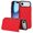 Red, variant on Allytechgroup Flip Wallet Case for iPhone 17 Air with Card Slots, Premium PU Leather [RFID Blocking] [Double Magnetic Button] Kickstand Shell, Shockproof Anti-Fall Protective Case, Mint