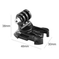 thumbnail image 3 of Montaje De La Cámara Kuymtek vertical de hebilla de liberación rápida de rotación 360 para DJI Osmo Action GoPro, 3 of 5