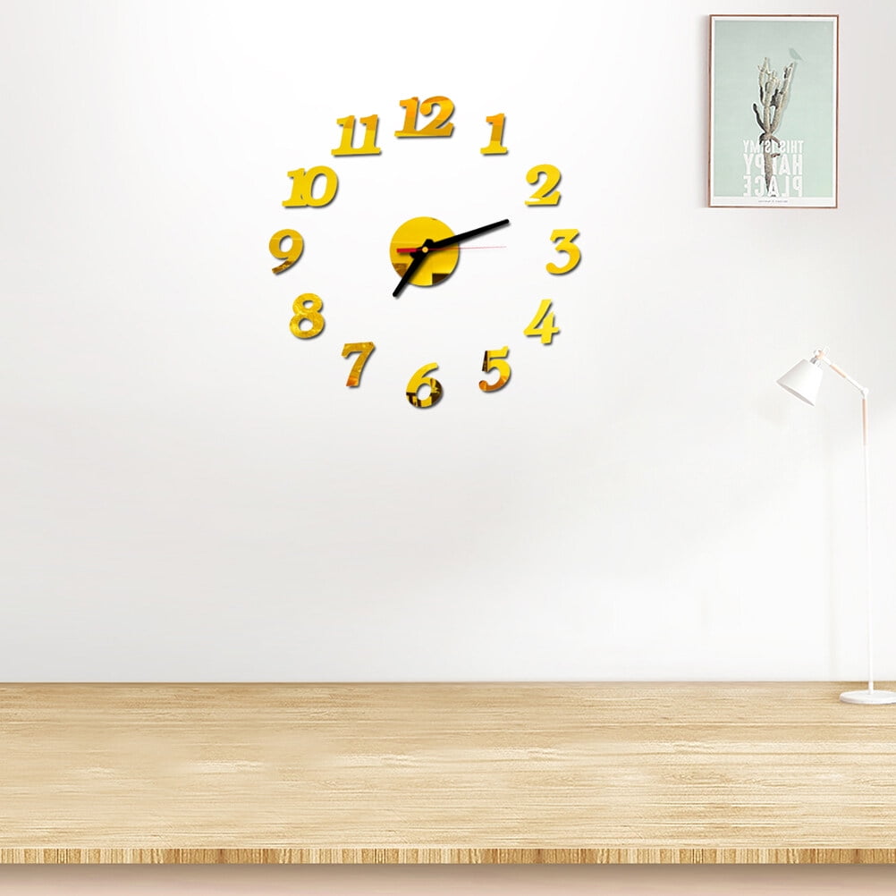 99 c 7 bbc 0 6 c 1 a 457 f 8851 b 15518 c 26 ae 1 . 461612661 bfb 3 c 1 a 24 d 9610526769 d FENGGUIQU Large Golden Frameless Wall Clock, Modern Decorative for Stylish Rooms - 99 c 7 bbc 0 6 c
